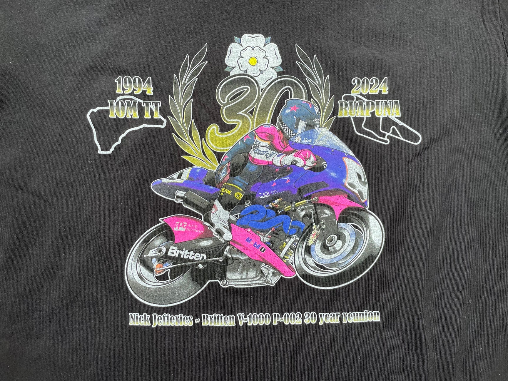 T-Shirt SML BLK - 30th Anniversary