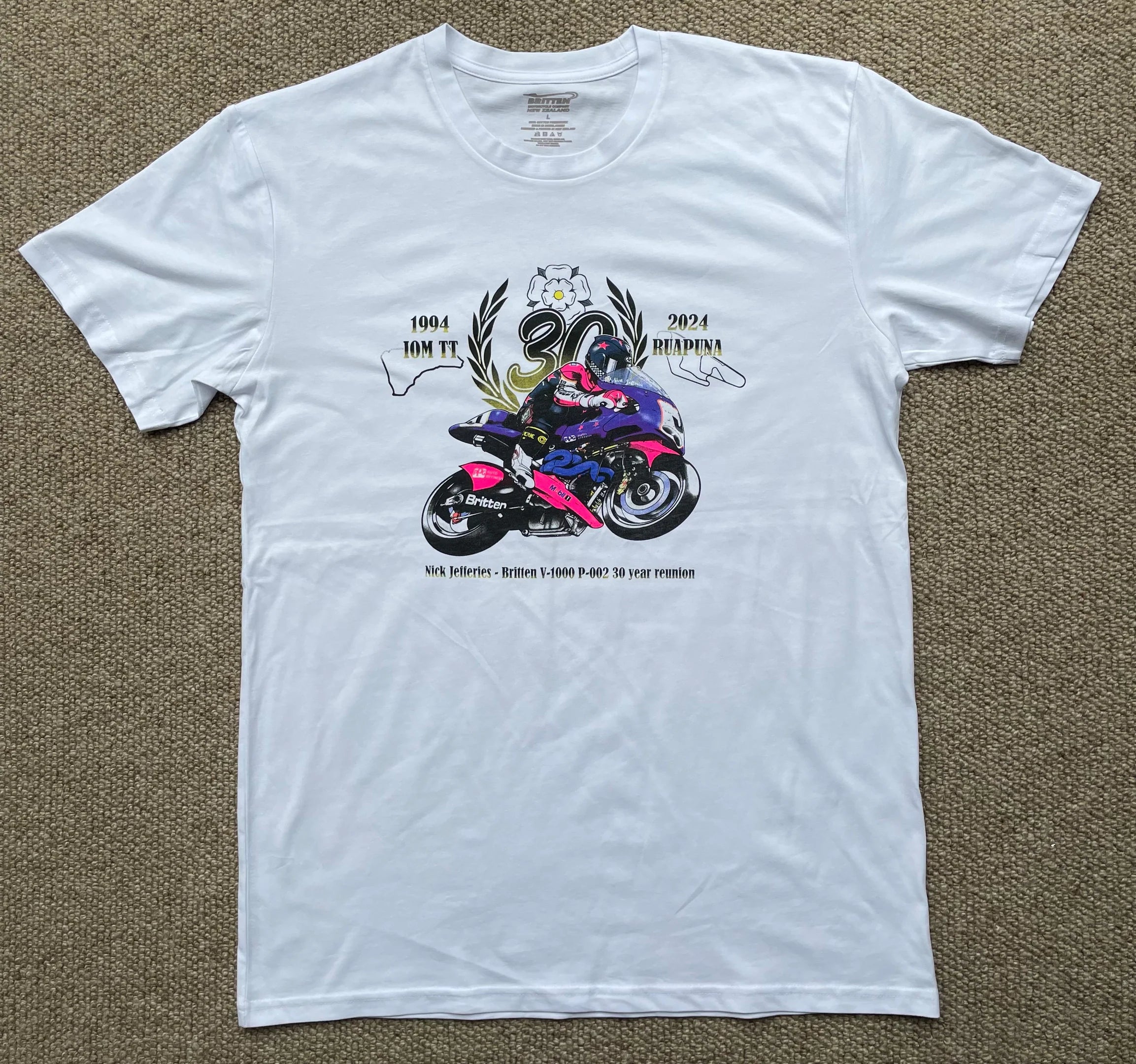 T-Shirt 2XL WHT - 30th Anniversary