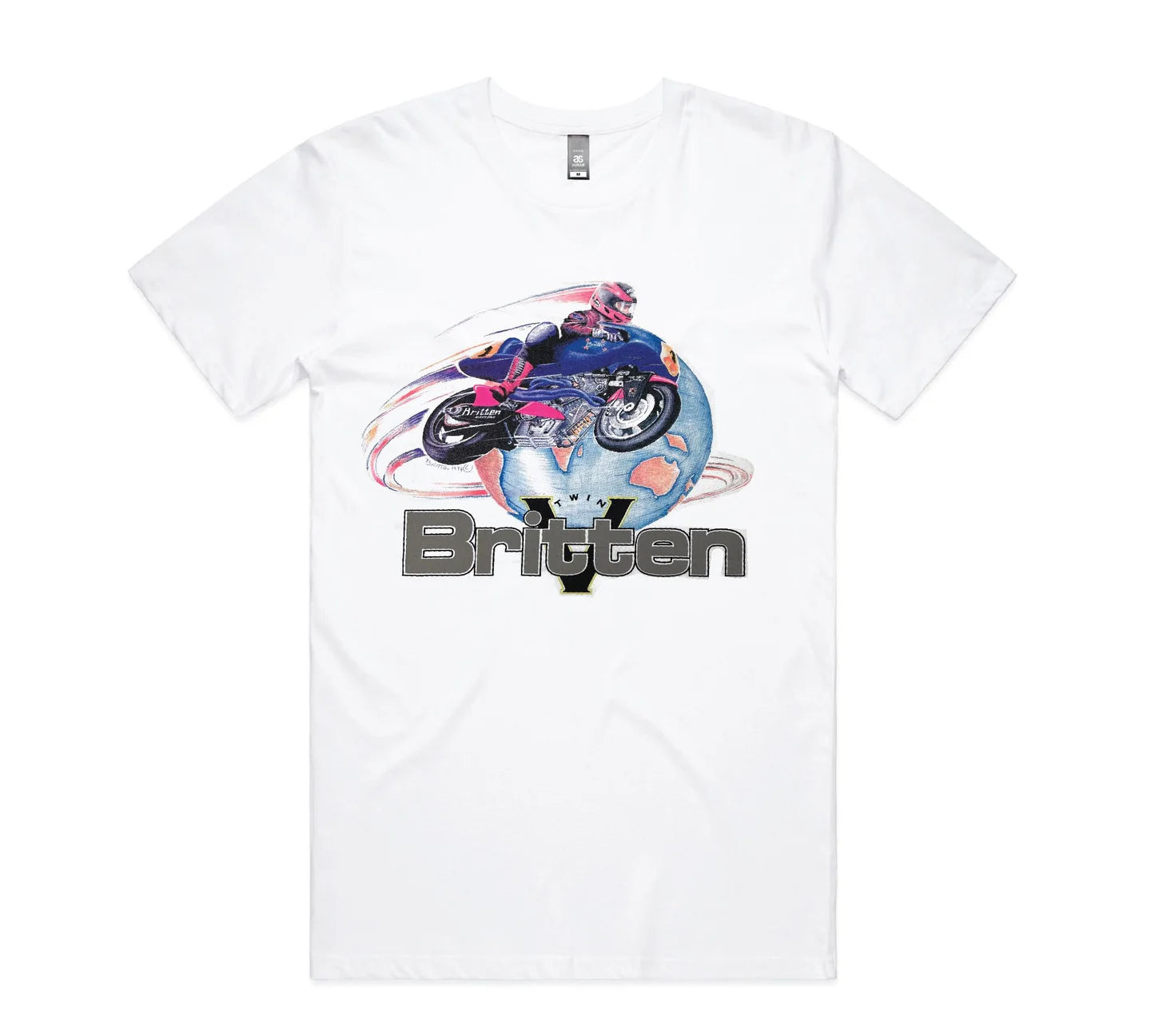 T-Shirt MED WHT - Round The World